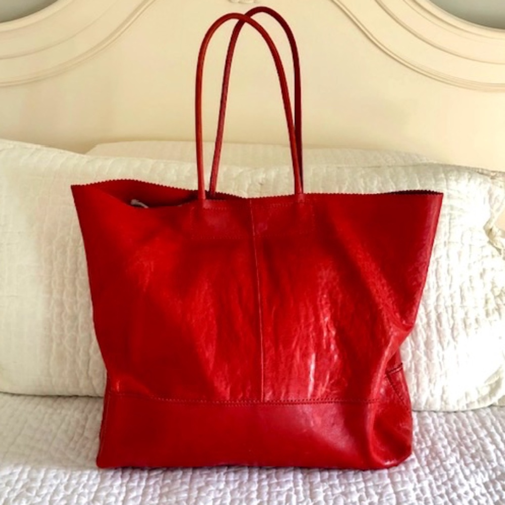 Banana Republic Red Tote Bag